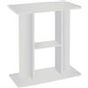 AQPET E-CABINET Supporto per Acquari a Libreria in Legno, Bianco