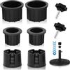 YUEXNKO Anelli Riduttori per Ombrellone, 8pcs Anelli Riduttori per Portaombrelli,Accessori per Soporte de Sombrilla, Ricambio per Base per Ombrellone, Adattatore Ombrellone, Riduttori Portaombrelli