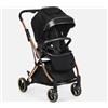 MS - MS Montecarlo Passeggino Leggero Compatto 0-4 Anni 0-22 Kg Nero