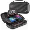 JSAUX Custodia Compatibile con Nintendo Switch 2 2025, Custodia Rigida Protettiva con 15 Slot per Schede di Gioco, Borsa da Viaggio Portatile per Console Switch 2 e Accessori, Nero