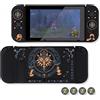 ITONGGUYUKI Custodia protettiva agganciabile compatibile con Switch, custodia rigida per controller Switch e Joy-Con con 4 impugnature per pollice, Zelda tears of The Kingdom Switch custodia da trasporto