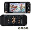 ITONGGUYUKI Custodia protettiva agganciabile compatibile con Switch, custodia rigida per controller Switch e Joy-Con con 4 impugnature per pollice, custodia per il trasporto di Zelda Switch (The Legend of Zelda)