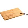 KESPER | Tagliere da portata con cuore, materiale: bambù, dimensioni: 31,5 x 20,5 x 1,5 cm, motivo: amore, colore: marrone | 58390