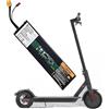 OmurgA Batteria Bici elettrica 36V 6Ah 7.5Ah 7.8Ah 8.7Ah,Batteria al Litio Impermeabile PVC BMS incorporato per 800W 500W 250W Motore [Classe di efficienza energetica A] 36V 7.5Ah