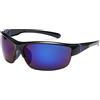 YFCTLM Occhiali Ciclismo Professionale antiriflesso Mountain Road Bike Occhiali da Sole Esterna HD Anti-UV Equitazione Occhiali Uomini Donne Eyewear della Bicicletta MTB (Color : Black Blue)