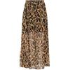 ONLY Ankel Skirt Wvn Onlasta Life Slit-Gonna con anchio, Nero, XS Donna