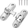 JINJUMEI Serratura Porta Scorrevole, Chiusura Porta Scorrevole LegnoSerratura Porta Scorrevole 90 Gradi 180 Gradicon Viti per Cucine Camera Letto Studio Bagni