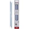 KnitPro Maglia PRO 30 cm x 4,00 Millimetri con Zing fine in Alluminio per Letto Singolo a Maglia, Blu