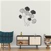 Wallity Hanah Home Accessorio decorativo da parete in metallo dipinto a mano, 76 x 5 x 70 cm, 100% metallo (0,8 mm), varianti di colore uniche per un arredamento elegante