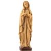 Inmaculada Romero IR Madonna di Lourdes Figura 20 cm. patrono dei Malati Immagine Resina Colore Legno Chiaro