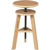MEEDEN Sgabello da Disegno in Legno con Altezza Regolabile, Sgabello da Bar, in Legno, Sgabello da Cucina, Ufficio e Studio, Perfetto per Artisti studio, uso Domestico, Cucina, Bar