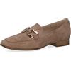 CAPRICE Mocassini da Donna con Tacco in Pelle Eleganti, Blu (Ocean Softnap.), 38 EU