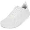 BRONAX Scarpe da Corsa da Donna con Punta Larga | Scarpe da Tennis Sportive Larghe con Suola in Gomma, S73 | Bianco, 36.5 EU