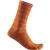 Castelli 4522037-318 UNLIMITED 18 SOCK Unisex Calzini ORANGE RUST S/M