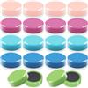 ZDZBLX 20 Pezzi 5 Colori Calamite Frigorifero, Magneti Potenti per Frigo - Calamite per Lavagna Magnetica Rotonde, Magnete Mini Calamita Potente - Piccole Calamite Forti per Foto, Note, Fogli, Lavagne