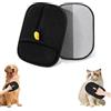 Sikweny 2 Pezzi Guanto per Gatti Design Bifacciale Guanto Spazzola Cane Riutilizzabile Spazzola Cane Pelo Corto Design Portatile Utilizzato per Gatti Cani Conigli Altri Animali Pelosi