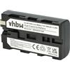 vhbw 1x batteria compatibile con Hitachi VM-H765, VM-H755, VM-H71, VM-H70, VM-H80E, VM-H80, VM-H765LE videocamera camcorder (1800mAh, 7,2V, Li-Ion)
