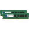 GLOBAL MEMORY - Kit memoria RAM DDR4 da 16 GB (2 x 8 GB) PC4-19200 288 PIN ECC DIMM (UDIMM) per server/workstation/schede madri, Multicolore