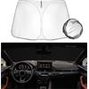 SHAOHAO Compatibile con Audi A4 B9 / A5 F5 2018-2023 2025 Parasole pieghevole protezione dai raggi UV e dal calore parabrezza Accessori per auto Parasole Audi A4 B9