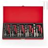 Orion Motor Tech 131 Pz Helicoil Kit Riparazione Filetti M5 M6 M8 M10 M12 | 110 Inserti Inox 304, Punte HSS 135°, Maschiatori Resistenti, Elicoidi Kit Metrico per Riparare Filetti Usurati e Danneggiati