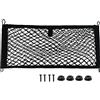 Kingsea Rete Portaoggetti Auto,25 X 55cm Tasca Portaoggetti Auto,Rete Portaoggetti Camper,Contenitore per Spuntini, Giocattoli, Ombrelli e Altri Oggetti Vari