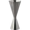 HavenDomicile Jigger da cocktail in acciaio inox di alta qualità per misurare doppia capacità 30/45 ml, 30/60 ml, 45/60 ml, 60/90 ml, per eventi e riunioni (30/60 ml)