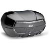 Generico BAULETTO GIVI V58NNT MAXIA 5 VALIGIA TECH NERA Monokey CATADIOTTRO TRASPARENTE 4 COVER NERO LUCIDO Per Scooter Moto 2 CASCHI