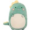 Kekeso Dinosauro Peluche che Abbraccia Cuscino Carino Peluche Peluche Cuscino di Tiro Morbido Cartone Animato Peluche Cuscino per Dormire per Bambini (80cm/31.49in, Dinosaur)