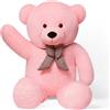 YunNasi Orso di Peluche Enorme Morbido Orsacchiotto Gigante Peluche Giganti XL (100cm, Rosa)