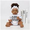 ZIYIUI 22 Pollici Bambole Reborn Femmina Realistico Vinile Silicone Morbido 55 CM Bambino Bambole Reborn Toddler Babies Regalo di Compleanno Giocattoli Magnetico