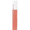 Maybelline New York Rossetto Matte SuperStay Matte Ink, Tinta Labbra a Lunga Tenuta, Colore Intenso e Vibrante, No Transfer, Loyalist (05), 5 ml