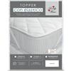 FRATELLI ZAMBETTI - Topper trapuntato con elastici per letto matrimoniale 170x200 cm