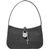 Michael Kors Pochette Lyra Small Signature Logo Nero PVC, Pvc nero, Large