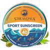 STREAM 2 SEA Stream2Sea - Balsamo solare in latta, protezione solare minerale Spf40, sicuro per barriera corallina, protezione solare biodegradabile per viso e corpo, protezione solare naturale