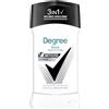 Degree Men UltraClear Anti Transpirant Deodorante Stick con 48 ore di protezione dal sudore e dagli odori, nero/bianco, tecnologia MotionSense, 76,5 g
