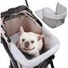 Dmuzsoih Carrello Per Cani, Cuccia per Passeggino per Cani, Fodera Antiscivolo Rimovibile Lavabile Impermeabile Rinfrescante Per Gatti Cuccioli Passeggiate All'Aperto