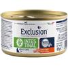Generico Exclusion Intestinal Umido Gatto Maiale e Riso 85gr, alimento completo per gatti adulti di tutte le taglie con patologie intestinali | 12 lattine da 85 grammi l'una.