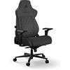 Corsair TC500 LUXE Sedia Gaming - Tessuto Traspirante di Alta Qualità - Ampia Seduta - Braccioli Regolabili in Cinque Direzioni - Supporto Lombare Regolabile - Inclinazione di 90-135 Gradi - Ombra