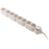 Zenitech Home, Inizio blocco 8X16A tra cavo HO5VVF 3G1 bianco 1.5m - con spina parafoud