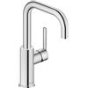Duravit Rubinetto per lavabo, a risparmio energetico (FreshStart), rubinetto a risparmio energetico (MinusFlow), rubinetto da bagno, cromato