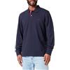 GANT REG CONTRAST PIQUE LS RUGGER, Polo Uomo, Blu ( EVENING BLUE ), L