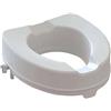 AnteaMED Rialzo WC, AlzaWater Anatomico con Sistema di Fissaggio Laterale (Senza coperchio, Altezza 10 cm)