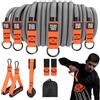 Gxpjycfob Elastique Bodybuilding Kit con 6 livelli diversi fino a 300 libbre (136 kg), ideali per TRX o palestra a casa allenamento di forza