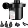Xinxinphi Pompa Elettrica con 3 Ugelli, Gonfiatore Elettrico Riempimento Rapido per Gonfiaggio & Sgonfiaggio, Pompa Portatile per Materasso Gonfiabile, Galleggianti Piscina, Divani,Cuscini Gonfiabili,Campeggio