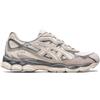 Asics per uomo. [1201A789] Scarpe da ginnastica Gel NYC bianco crema, Beige, Basso, Stringhe, Casual, Sportivo, Running, Multisport