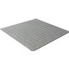 KANANA Soffione doccia angolare 30x30 cm in acciaio inox cromato lucido con 144 ugelli Peso 870 g