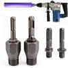CARMOTTER Asta di collegamento M22 per SDS Plus per punta carotatrice, connettore martello elettrico (adattatore)