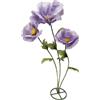 lifemet 3 fiori artificiali giganti 3D realistici realizzati in carta ecologica impermeabile, durevole, facile manutenzione, perfetto per casa, giardino, matrimoni, hotel, feste