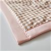 Chickwin Trapuntino Estivo Copriletto Singolo Matrimoniale, Tartan Reversibile Microfibra Comodo Leggero Coperta Trapunta Lavabile Cotone Trapuntato Coperta Camera da Letto (Caffè,220x240cm)