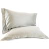 Intrecci Home Coppia di Federe per Cuscino Letto, in Raso di Puro cotone Satin 300 TC, 52x82 cm, Morbidezza Suprema, Made in Italy, Elegante e Confortevole per Tutti i Letti